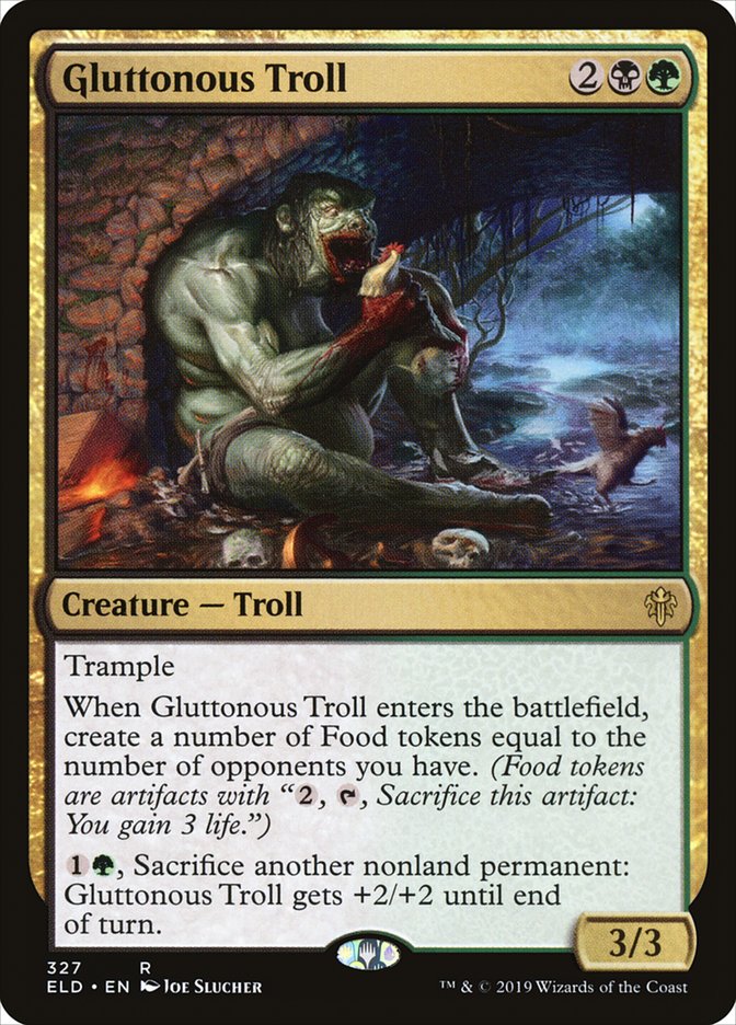 Gluttonous Troll [Throne of Eldraine] | Sanctuary Gaming