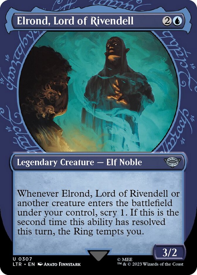 Elrond, Lord of Rivendell (Showcase Ring Frame) [The Lord of the Rings: Tales of Middle-Earth] | Sanctuary Gaming