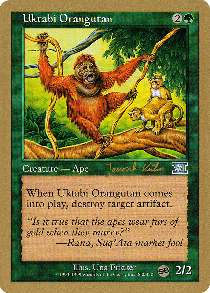 Uktabi Orangutan (Janosch Kuhn) (SB) [World Championship Decks 2000] | Sanctuary Gaming