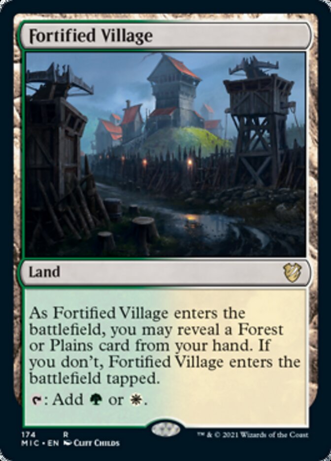 Fortified Village [Innistrad: Midnight Hunt Commander] | Sanctuary Gaming