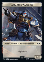 Astartes Warrior (001) // Clue Double-sided Token [Universes Beyond: Warhammer 40,000 Tokens] | Sanctuary Gaming