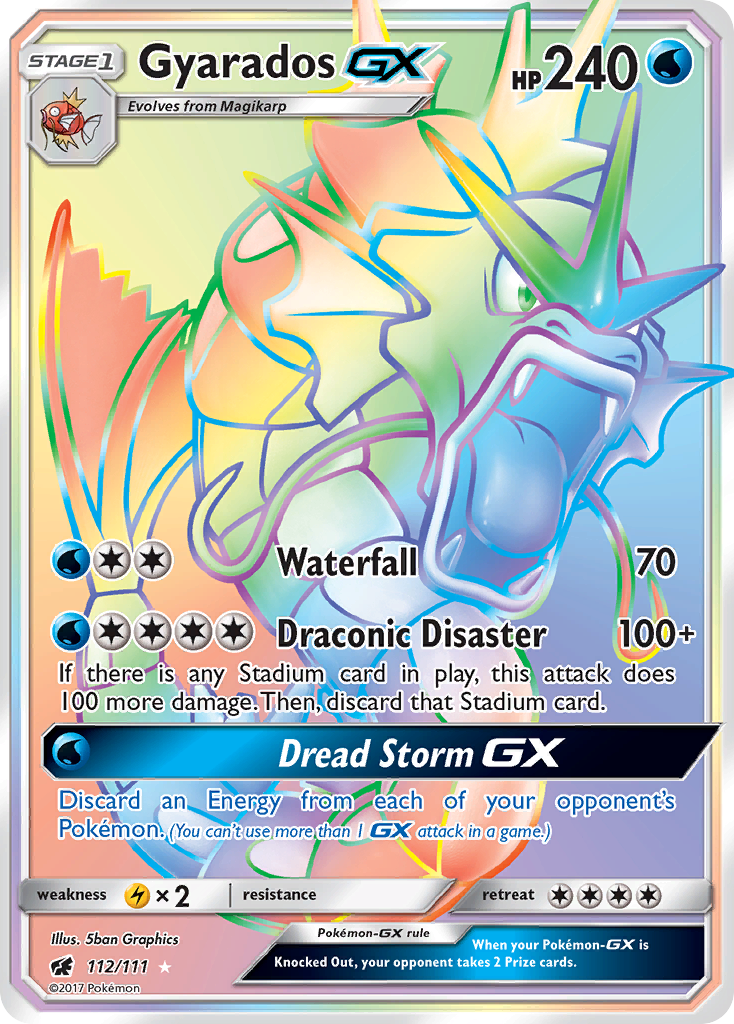 Gyarados GX (112/111) [Sun & Moon: Crimson Invasion] | Sanctuary Gaming