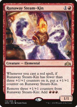 Runaway Steam-Kin [Guilds of Ravnica Promos] | Sanctuary Gaming