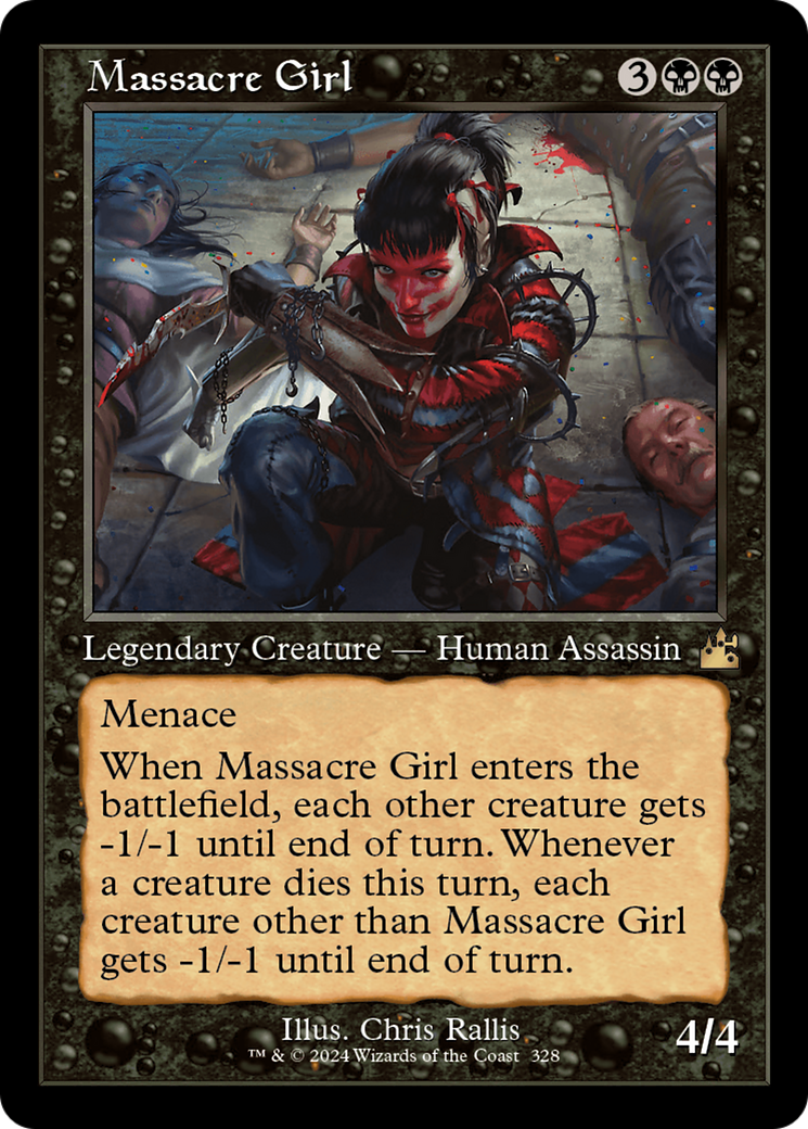 Massacre Girl (Retro) [Ravnica Remastered] | Sanctuary Gaming