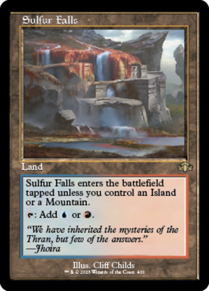 Sulfur Falls (Retro) [Dominaria Remastered] | Sanctuary Gaming