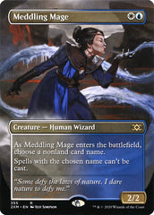 Meddling Mage (Borderless) [Double Masters] | Sanctuary Gaming
