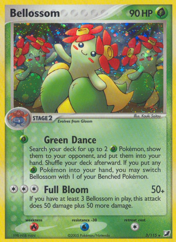 Bellossom (3/115) [EX: Unseen Forces] | Sanctuary Gaming