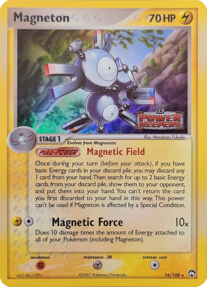 Magneton (16/108) (Stamped) [EX: Power Keepers] | Sanctuary Gaming