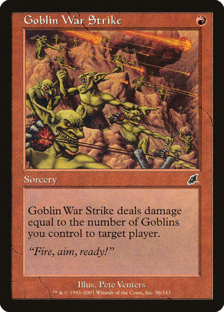 Goblin War Strike [Scourge] | Sanctuary Gaming