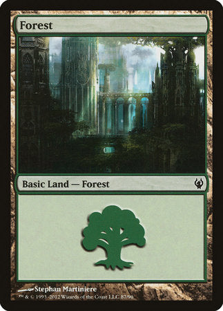 Forest (87) [Duel Decks: Izzet vs. Golgari] | Sanctuary Gaming