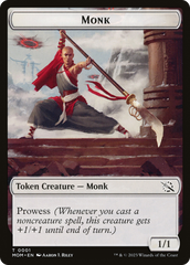 Monk // Spirit (14) Double-Sided Token [March of the Machine Tokens] | Sanctuary Gaming