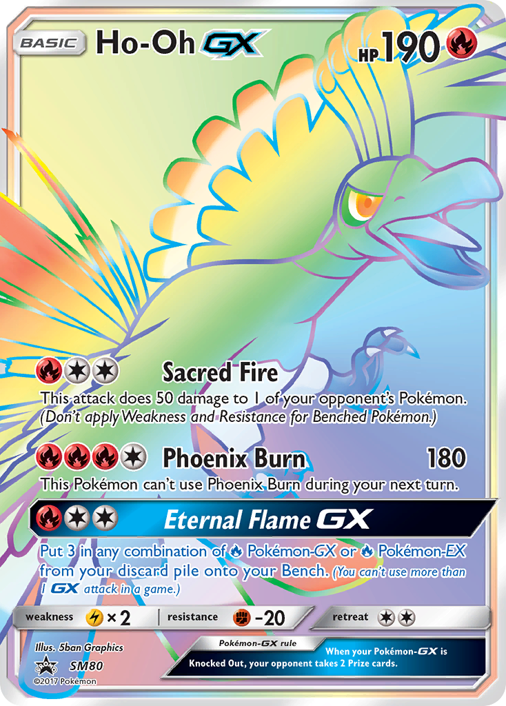 Ho-Oh GX (SM80) [Sun & Moon: Black Star Promos] | Sanctuary Gaming