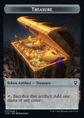 Treasure // Boo Double-sided Token [Commander Legends: Battle for Baldur's Gate Tokens] | Sanctuary Gaming