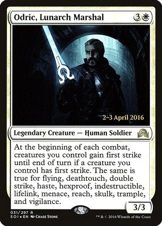 Odric, Lunarch Marshal [Shadows over Innistrad Promos] | Sanctuary Gaming