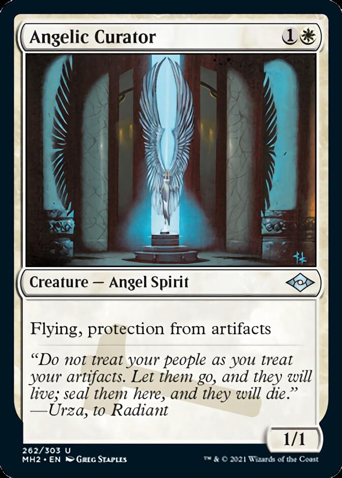Angelic Curator (Foil Etched) [Modern Horizons 2] | Sanctuary Gaming