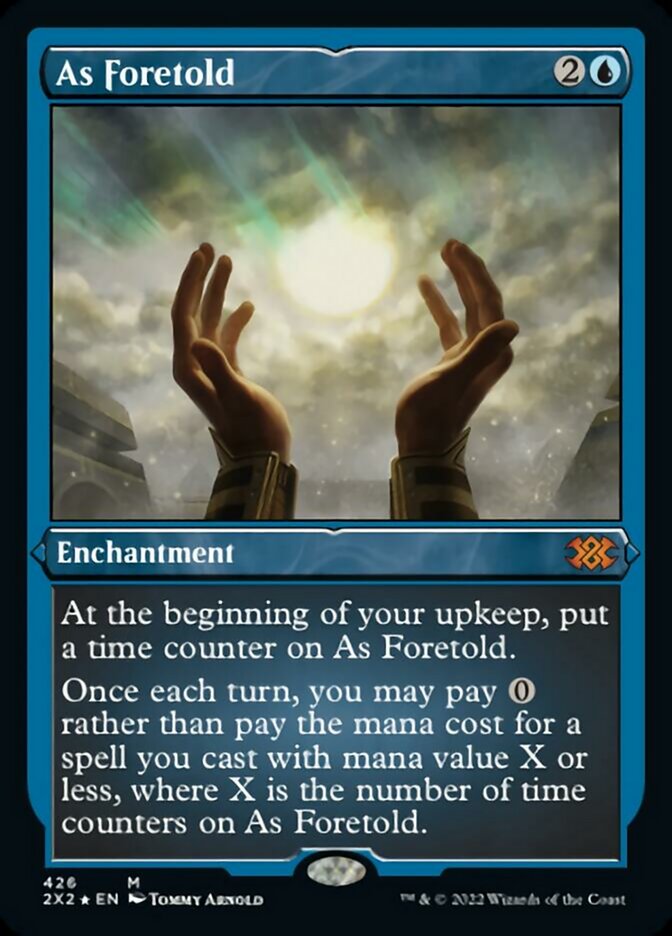 As Foretold (Foil Etched) [Double Masters 2022] | Sanctuary Gaming