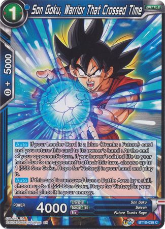 Son Goku, Warrior That Crossed Time [BT10-038] | Sanctuary Gaming