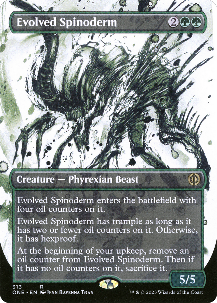 Evolved Spinoderm (Borderless Ichor) [Phyrexia: All Will Be One] | Sanctuary Gaming