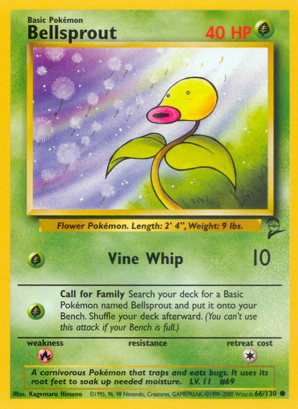 Bellsprout (66/130) [Base Set 2] | Sanctuary Gaming