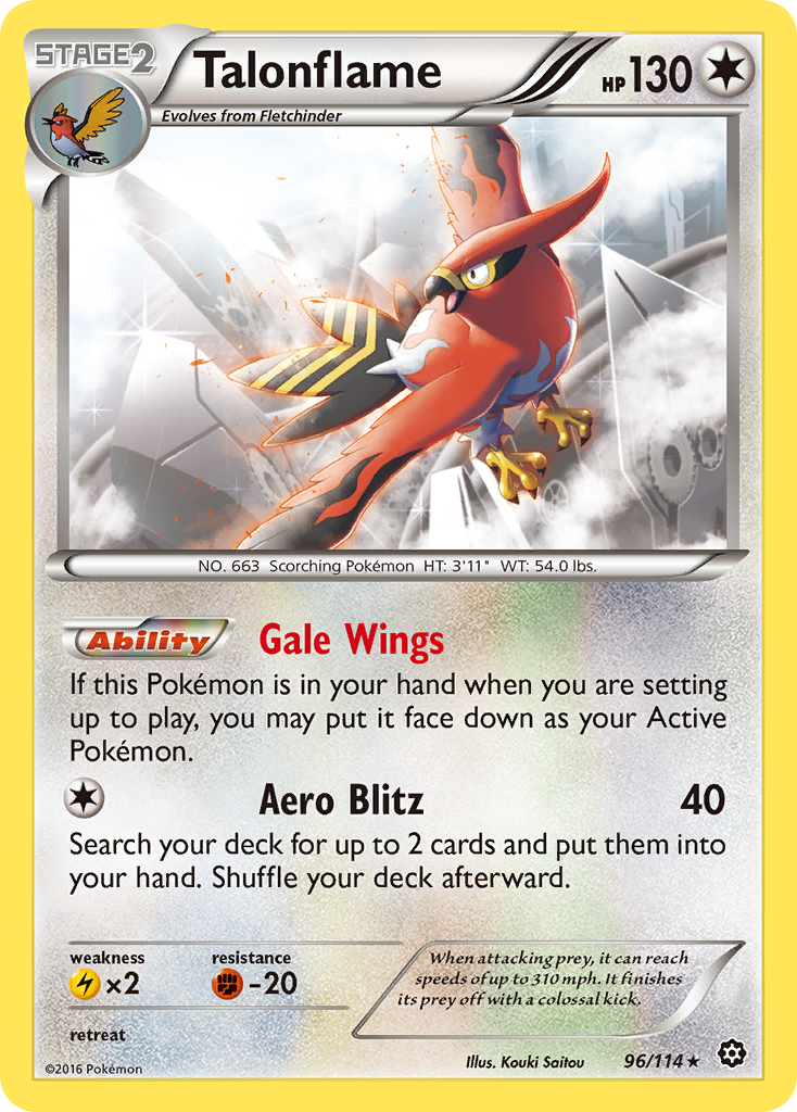 Talonflame (96/114) [XY: Steam Siege] | Sanctuary Gaming