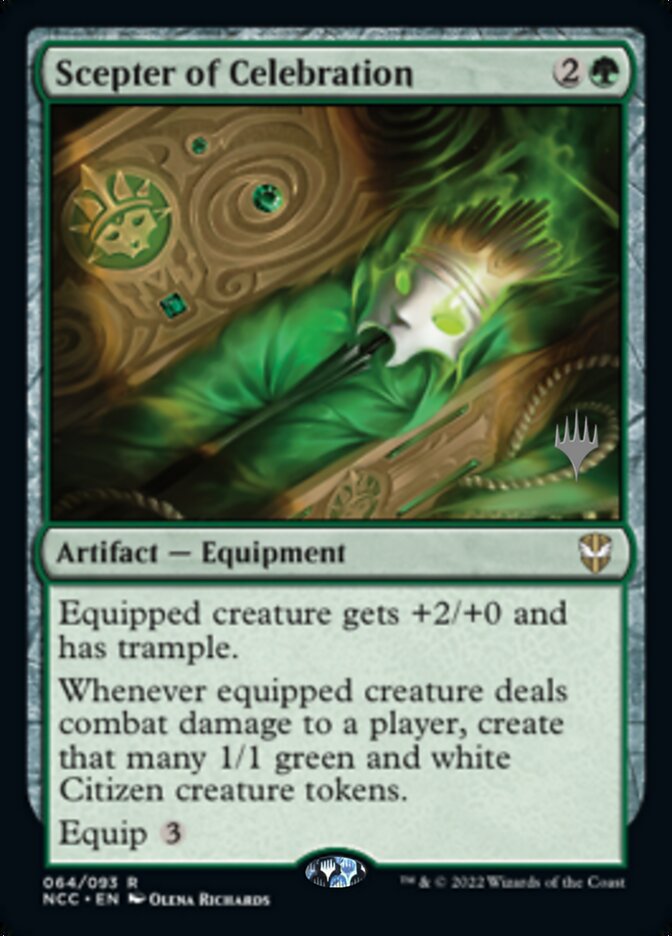 Scepter of Celebration (Promo Pack) [Streets of New Capenna Commander Promos] | Sanctuary Gaming