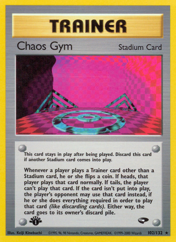 Chaos Gym (102/132) [Gym Challenge 1st Edition] | Sanctuary Gaming