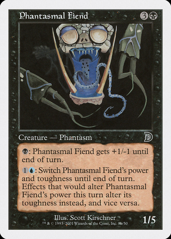 Phantasmal Fiend (Black Background) [Deckmasters] | Sanctuary Gaming