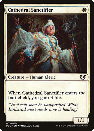 Cathedral Sanctifier [Duel Decks: Blessed vs. Cursed] | Sanctuary Gaming