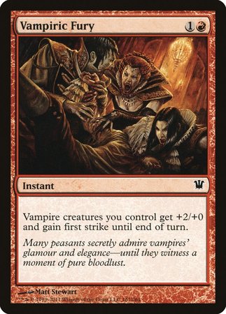 Vampiric Fury [Innistrad] | Sanctuary Gaming