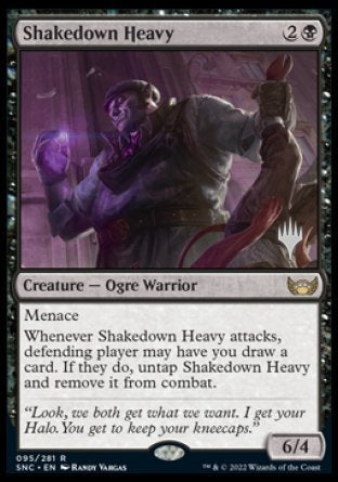 Shakedown Heavy (Promo Pack) [Streets of New Capenna Promos] | Sanctuary Gaming