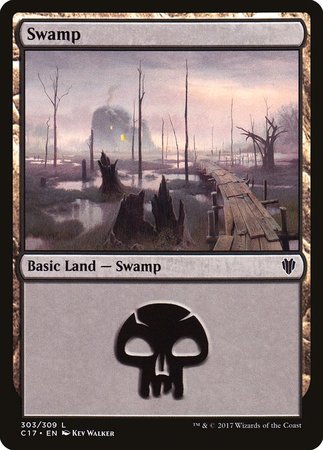 Swamp (303) [Commander 2017] | Sanctuary Gaming