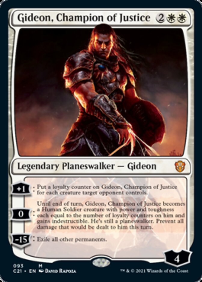 Gideon, Champion of Justice [Commander 2021] | Sanctuary Gaming