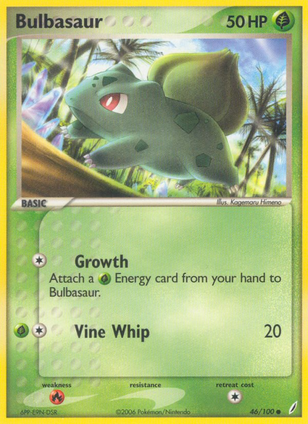 Bulbasaur (46/100) [EX: Crystal Guardians] | Sanctuary Gaming