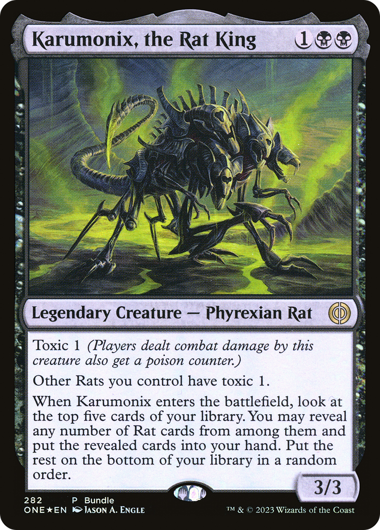 Karumonix, the Rat King (Bundle) [Phyrexia: All Will Be One] | Sanctuary Gaming