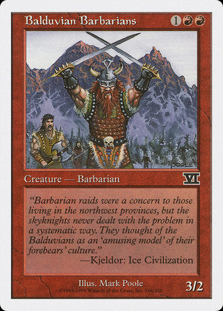 Balduvian Barbarians [Classic Sixth Edition] | Sanctuary Gaming