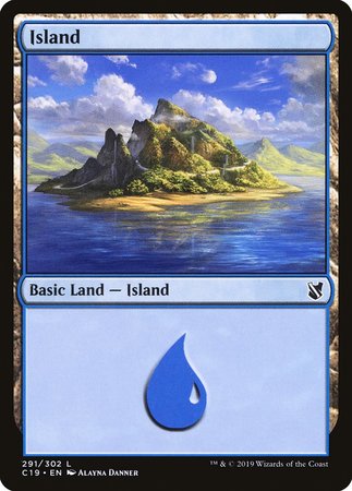 Island (291) [Commander 2019] | Sanctuary Gaming