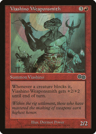 Viashino Weaponsmith [Urza's Saga] | Sanctuary Gaming