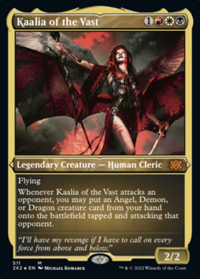 Kaalia of the Vast (Foil Etched) [Double Masters 2022] | Sanctuary Gaming