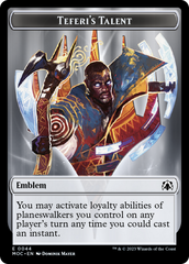 Elemental (9) // Teferi's Talent Emblem Double-Sided Token [March of the Machine Tokens] | Sanctuary Gaming