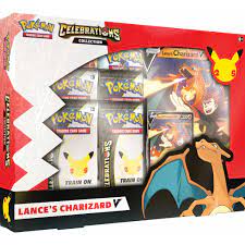 Pokemon Celebrations 25th Anniversary Lance's Charizard V & Dark Sylveon V Special Collection Trading Card Game PKM TCG | Sanctuary Gaming