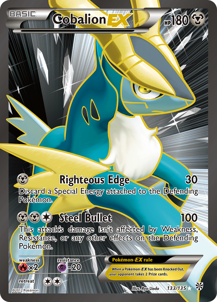 Cobalion EX (133/135) [Black & White: Plasma Storm] | Sanctuary Gaming