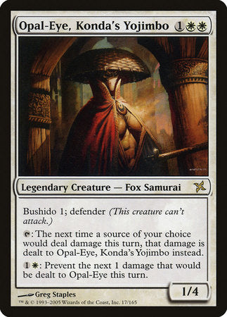 Opal-Eye, Konda's Yojimbo [Betrayers of Kamigawa] | Sanctuary Gaming