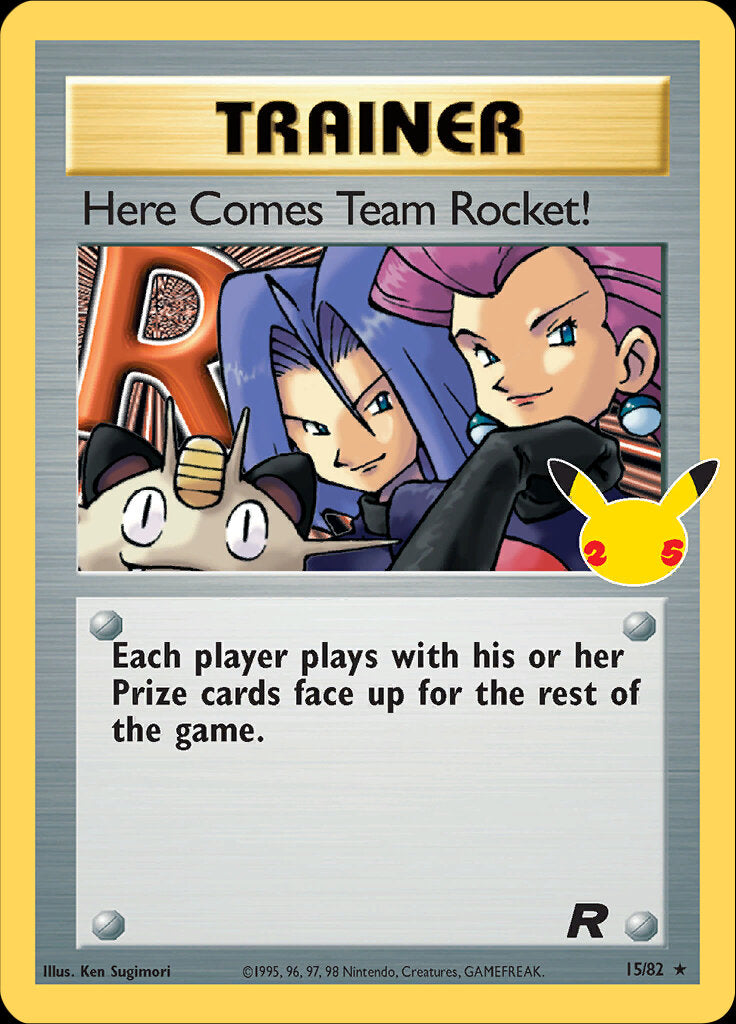 Here Comes Team Rocket! (15/82) [Celebrations: 25th Anniversary - Classic Collection] | Sanctuary Gaming