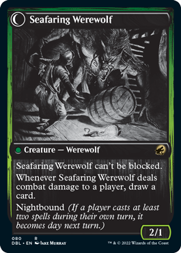 Suspicious Stowaway // Seafaring Werewolf [Innistrad: Double Feature] | Sanctuary Gaming