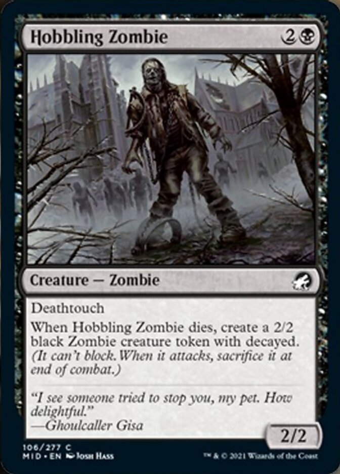 Hobbling Zombie [Innistrad: Midnight Hunt] | Sanctuary Gaming