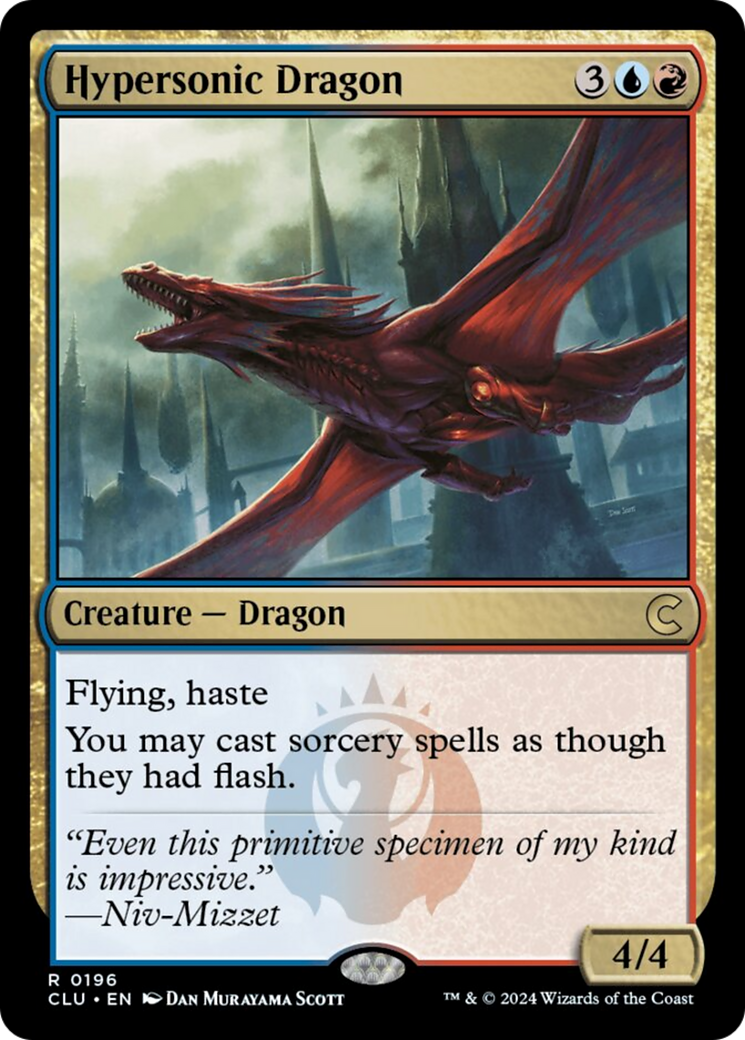 Hypersonic Dragon [Ravnica: Clue Edition] | Sanctuary Gaming