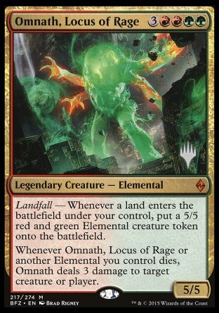Omnath, Locus of Rage (Promo Pack) [Dungeons & Dragons: Adventures in the Forgotten Realms Promos] | Sanctuary Gaming