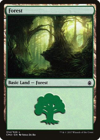 Forest (314) [Commander Anthology] | Sanctuary Gaming