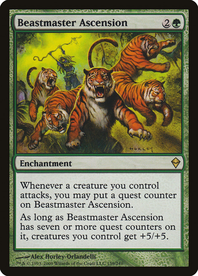 Beastmaster Ascension [Zendikar] | Sanctuary Gaming