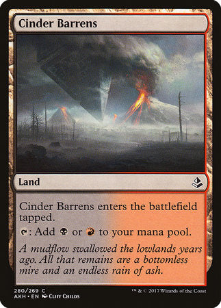 Cinder Barrens [Amonkhet] | Sanctuary Gaming